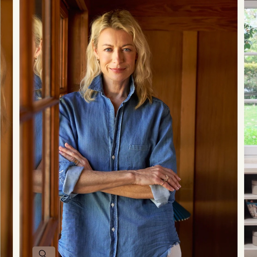 Eileen Relaxed Button Up Denim Shirt